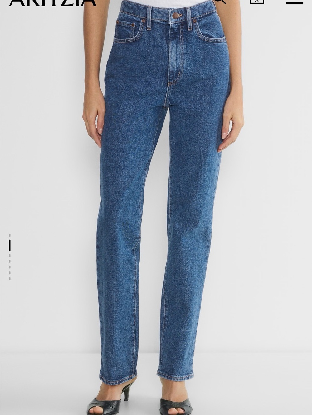 Aritzia denim form jeans